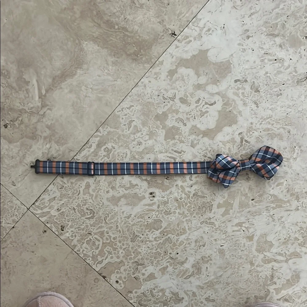 Plaid Bow Tie Collar for Child